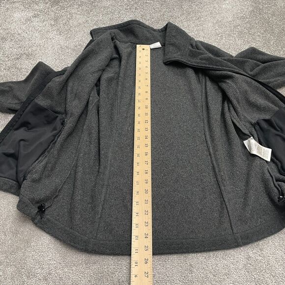 Columbia Benton Springs Fleece Jacket Womens XL Gray Full Zip Pocket Outdoor - Picture 5 of 13